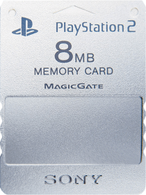 8MB PlayStation 2 Memory Card - Silver (PS2) | PlayStation 2