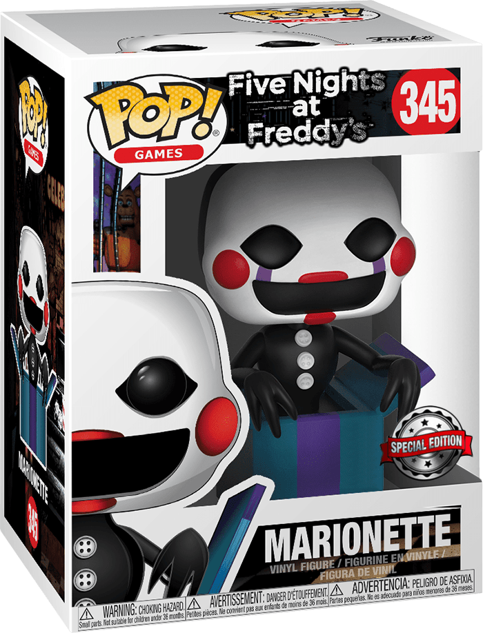 five nights at freddy's marionette funko pop