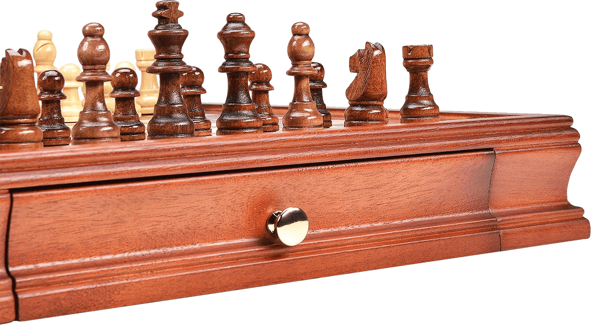 Amerous Wooden Chess Set with Storage Drawers (New) | Buy from Pwned ...