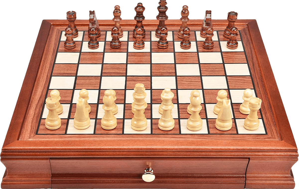 Amerous Wooden Chess Set with Storage Drawers (New) | Buy from Pwned ...