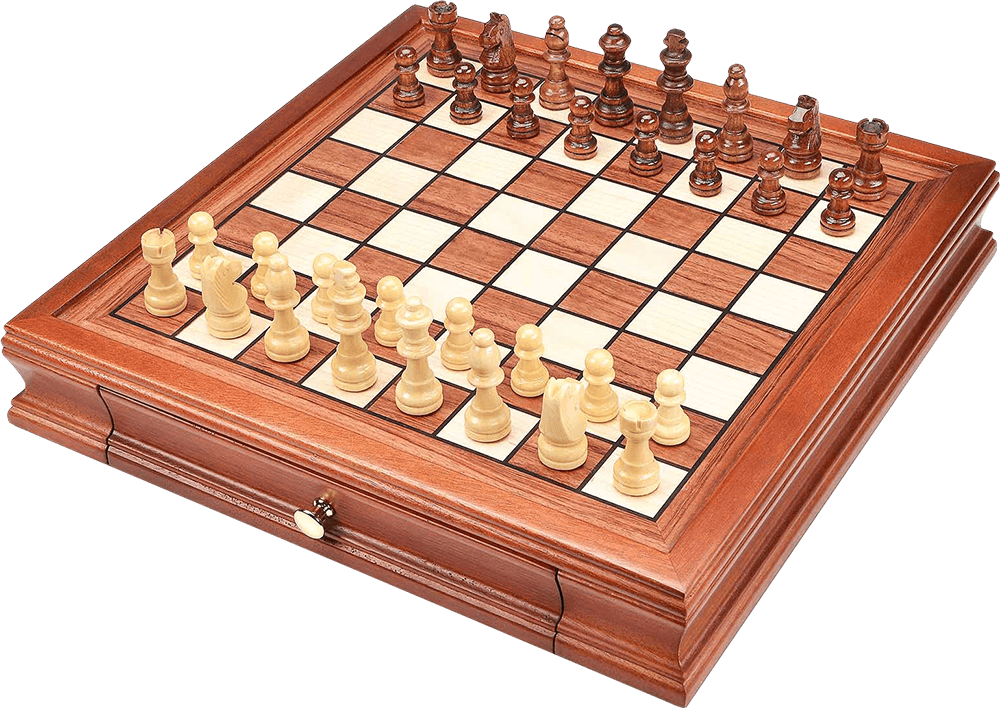 Amerous Wooden Chess Set with Storage Drawers (New) | Buy from Pwned ...