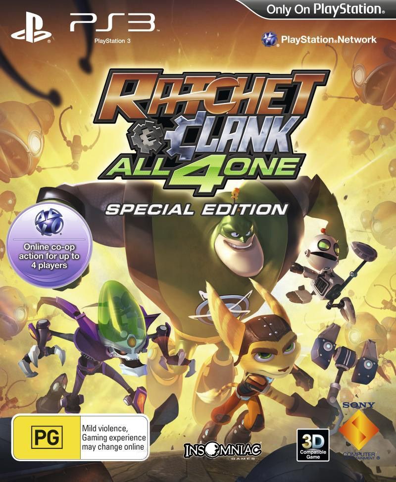 ratchet & clank all for one ps3 ratchet clank all 4 one ps3