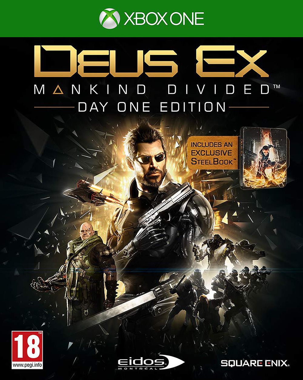 Deus Ex: Mankind Divided - Day One Steelbook Edition (Xbox One)