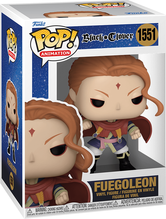 Funko Pop! Animation 1551: Black Clover - Fuegoleon Vinyl Figure