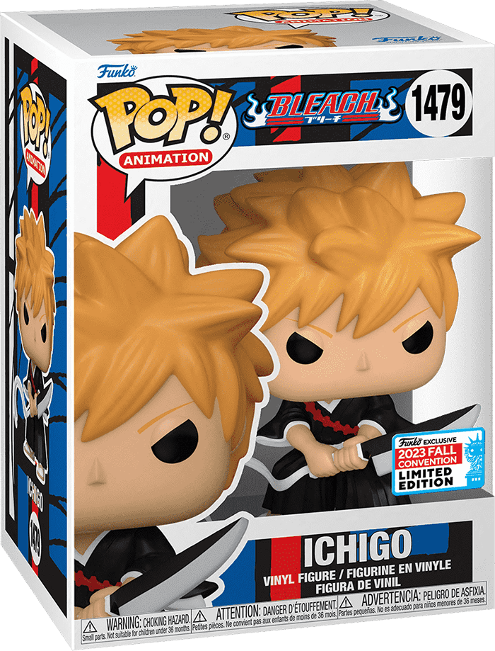 Funko Pop! Animation 1479: Bleach - Ichigo Vinyl Figure (Soul Reaper)