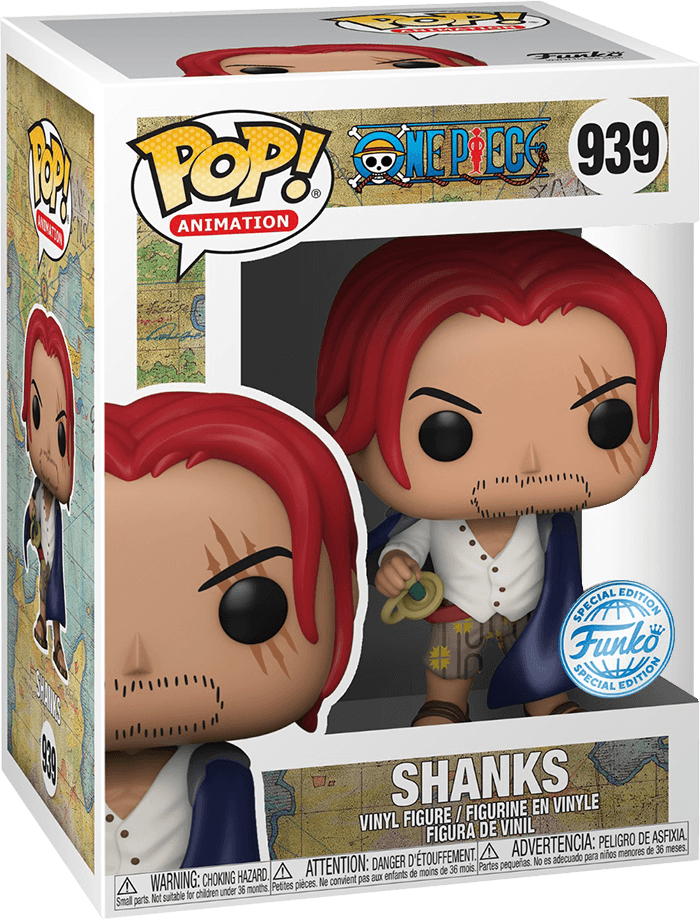 Funko Pop! Animation 939: One Piece - Shanks Vinyl Figure