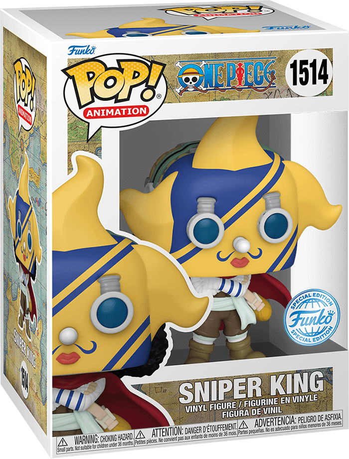 Funko Pop! Animation 1514: One Piece - Sniper King Vinyl Figure