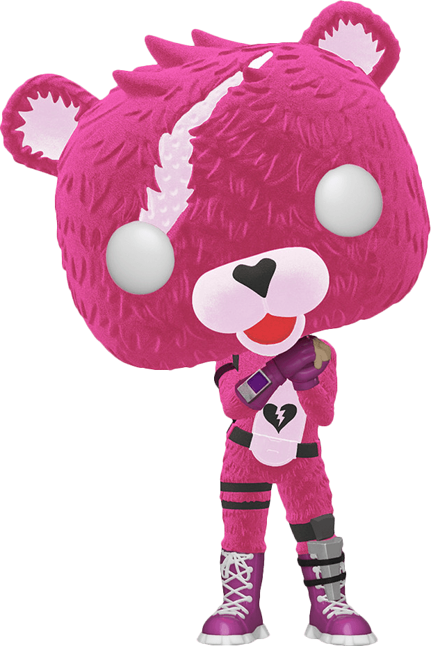 Funko Pop Games 430 Fortnite Cuddle Team Leader Vinyl Figure Limited Flocked Editionnew 