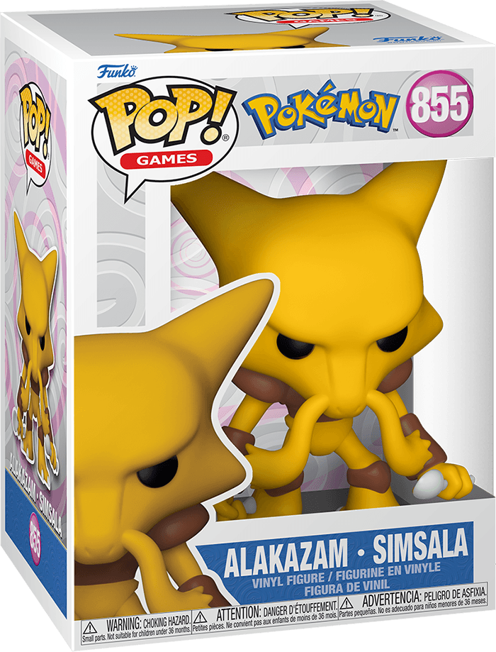 Funko Pop! Games 855: Pokemon - Alakazam Vinyl Figure (EMEA)