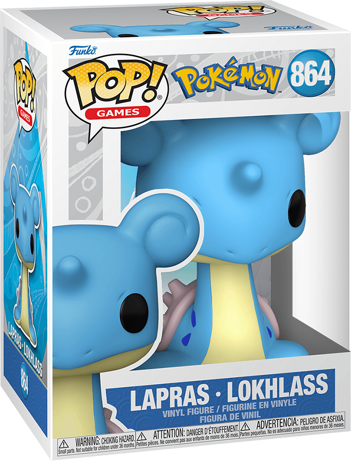 Funko Pop! Games 864: Pokemon - Lapras Vinyl Figure (EMEA)