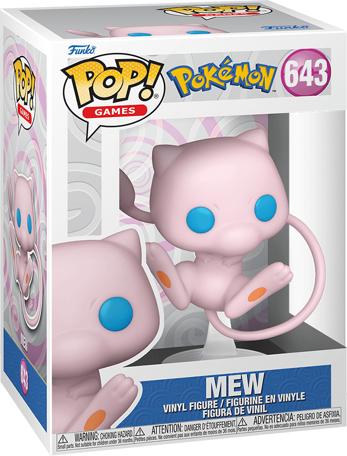 Funko Pop! Games 643: Pokemon - Mew Vinyl Figure (EMEA)