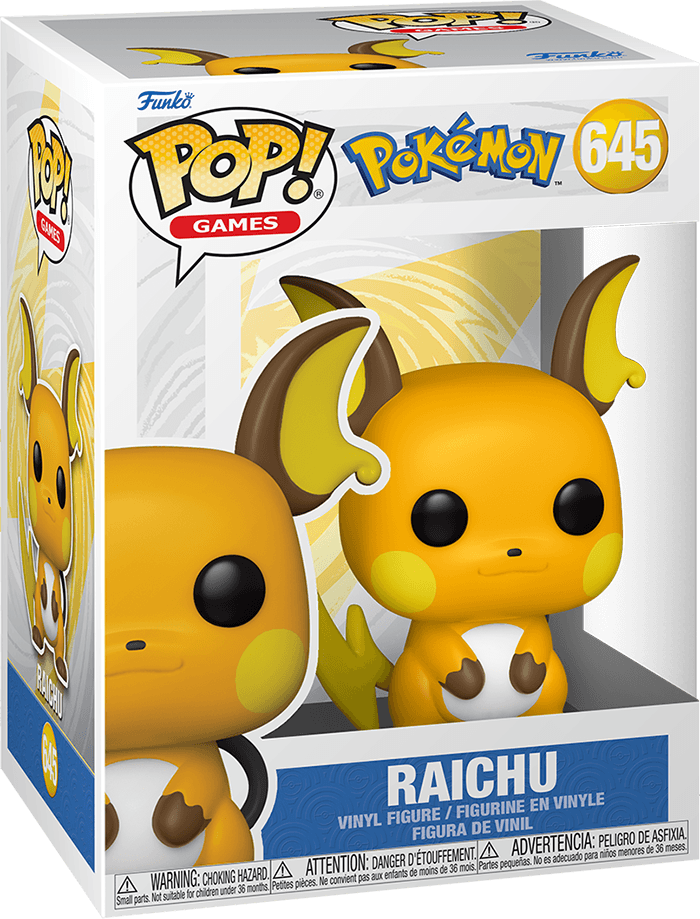 Funko Pop! Games 645: Pokemon - Raichu Vinyl Figure (EMEA)