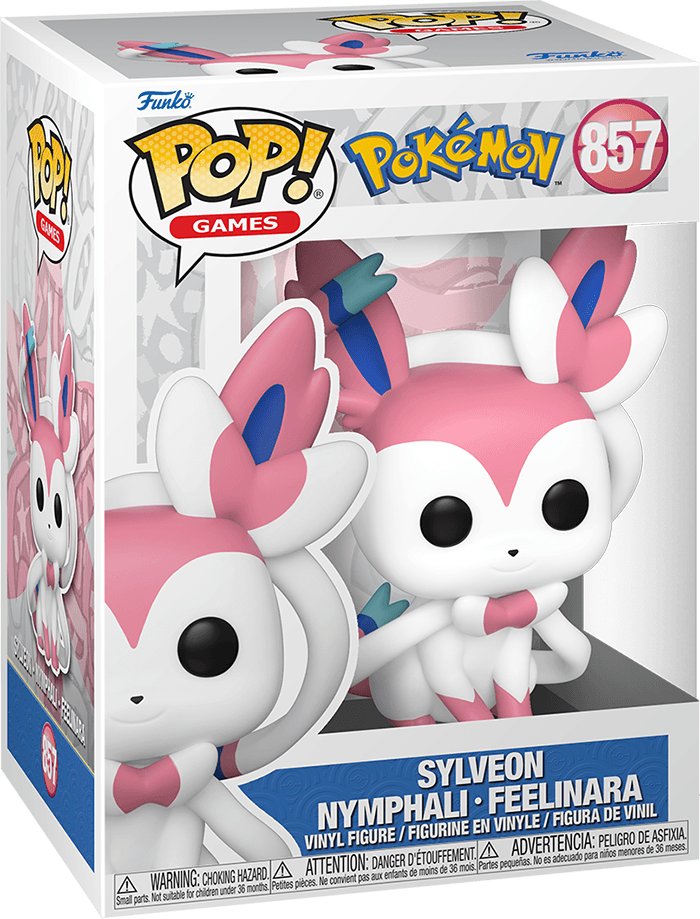 Funko Pop! Games 857: Pokemon - Sylveon Vinyl Figure (EMEA)