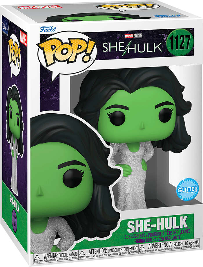 Funko Pop! Marvel 1127: She-Hulk: Attorney at Law - She-Hulk in Gala ...