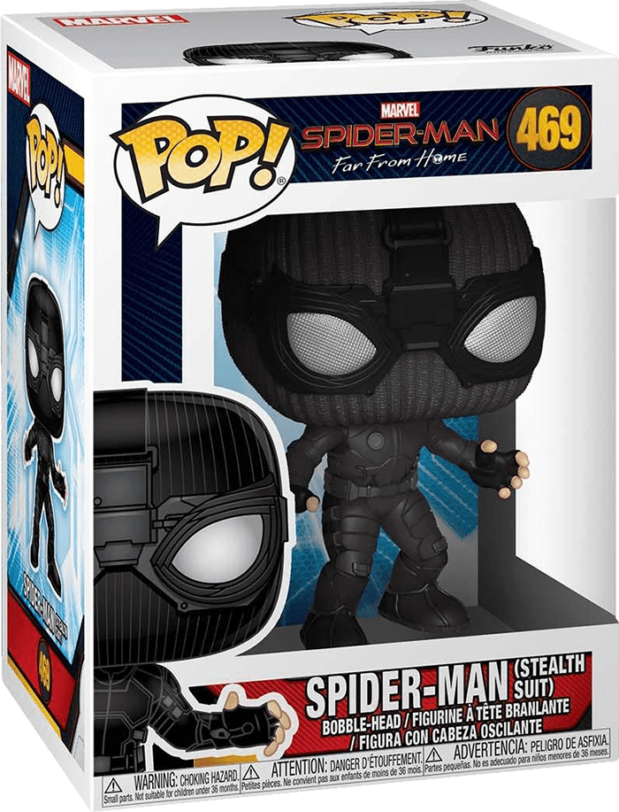 Funko Pop! Marvel 469: Spider-Man Far From Home - Spider-Man Vinyl ...