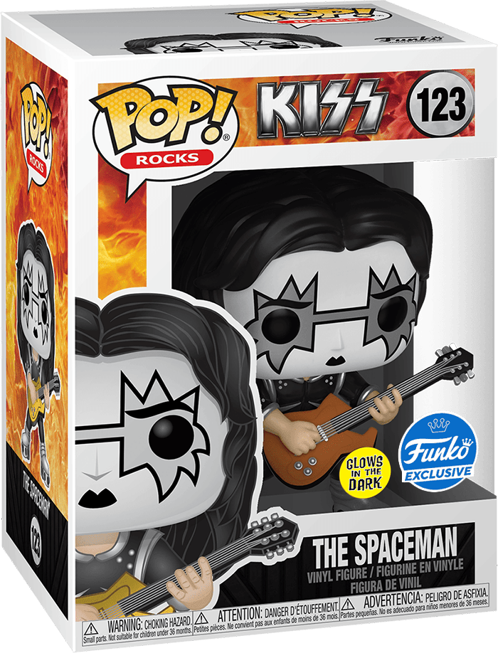 Funko Pop! Rocks 123: KISS - The Spaceman Vinyl Figure (Glow in the Dark)