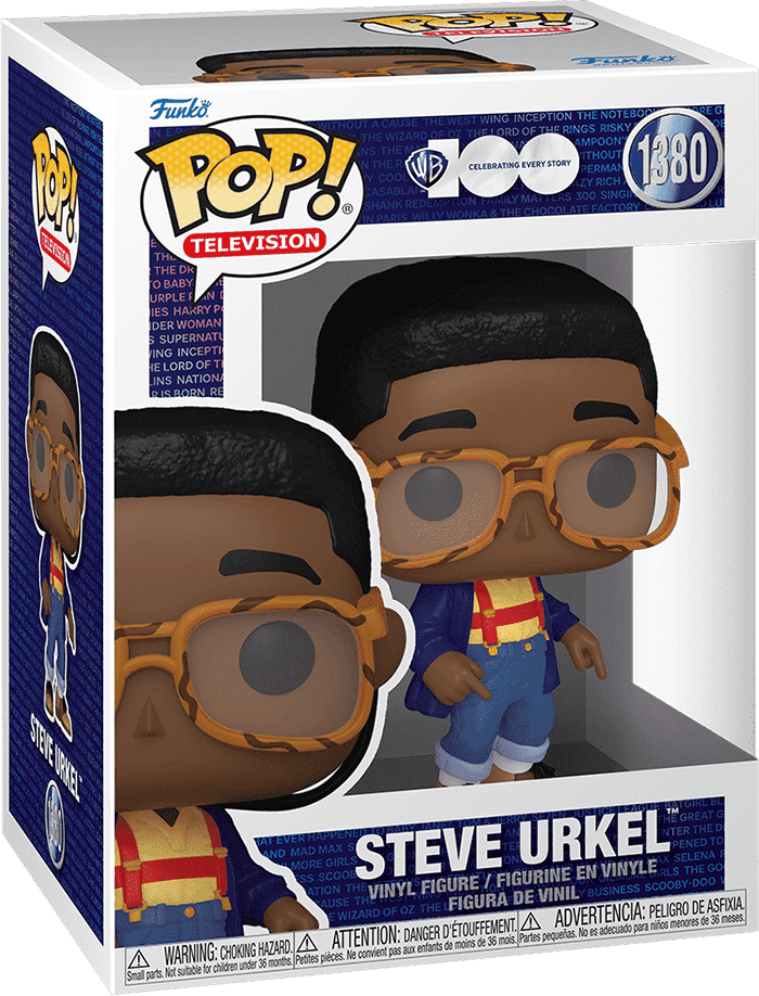 Funko Pop! TV 1380: Family Matters WB 100th: Steve Urkel Vinyl Figure