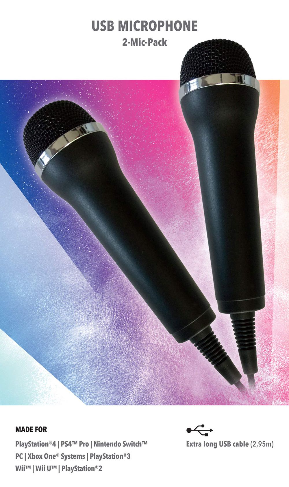 Plaion USB Microphone - 2x Black