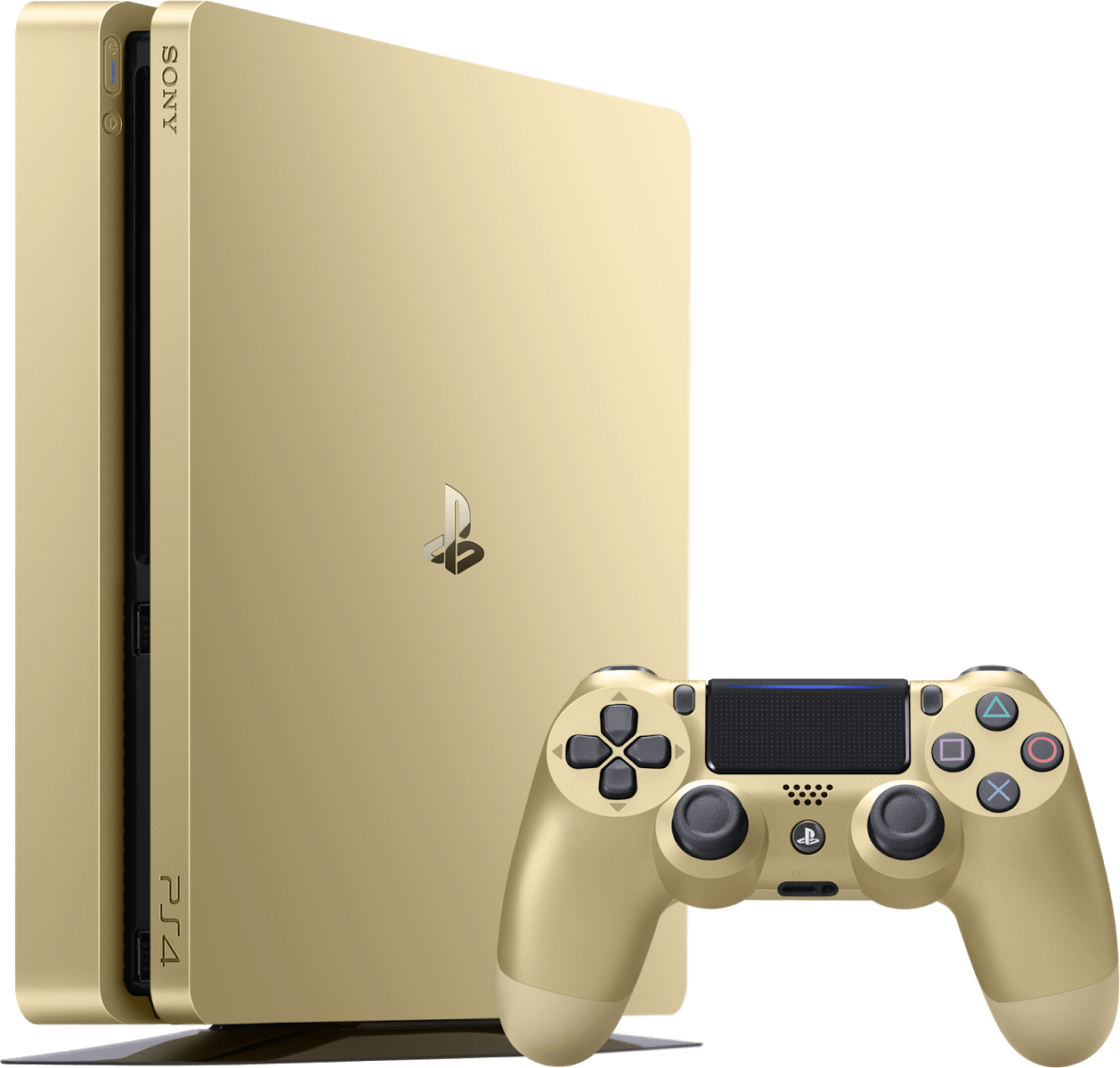 PlayStation 4 Slim 500GB Console - Gold Limited Edition - Extra ...