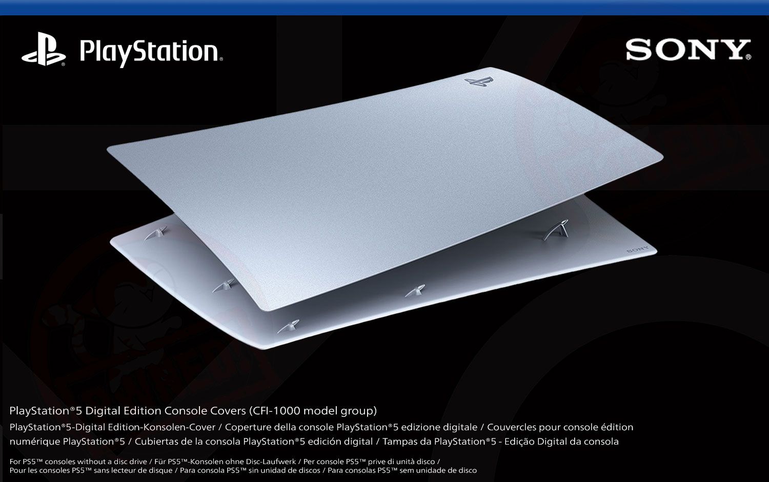 Buy PS5™ Console Covers: Sterling Silver