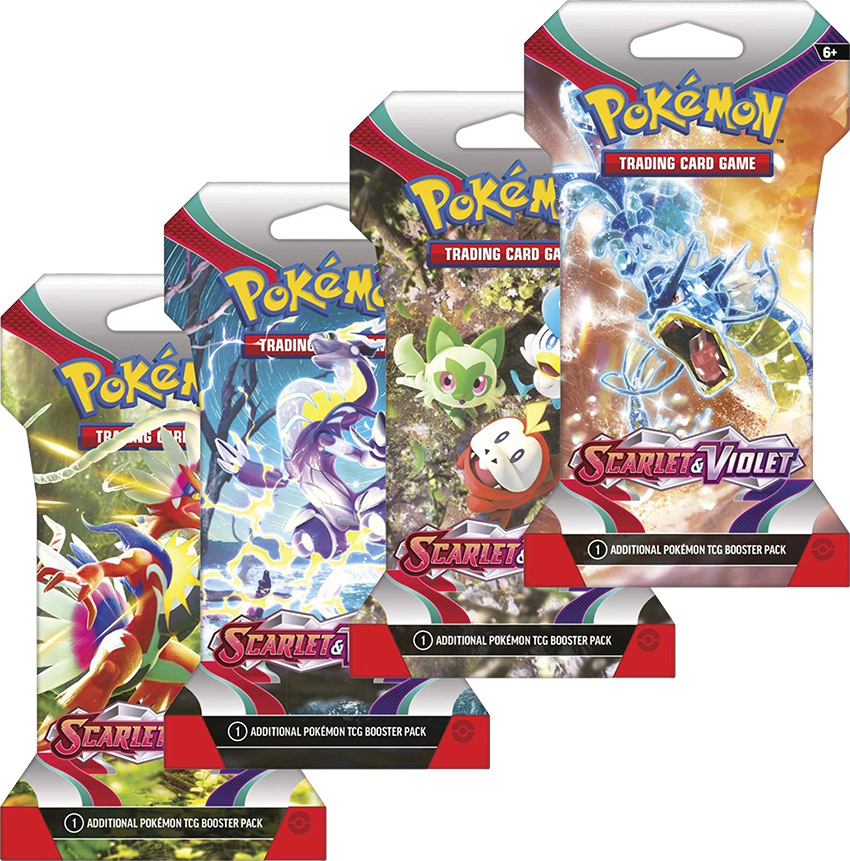 Pokemon TCG: Scarlet & Violet Sleeved Booster Pack (New) | Buy from ...