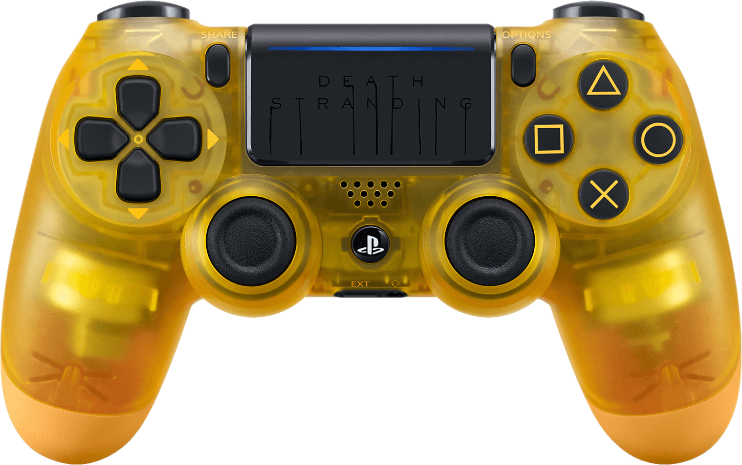 PlayStation 4 DualShock 4 Controller v2 - Translucent Orange Death Stranding Limited Edition (PS4) | PlayStation 4