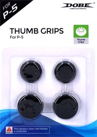 Dobe Controller Thumb Grips - Black (PS4 / PS5 / Xbox One / Xbox Series)
