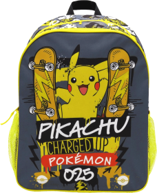 Pokemon: Pikachu 025 Charged Up Backpack - 41cm Trolley-Adaptable