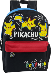 Pokemon: Pikachu 025 Colourful Backpack - 40cm Trolley-Adaptable