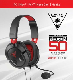 Casque de jeu stéréo Turtle Beach Ear Force Recon 50X pour Xbox One et  Series X