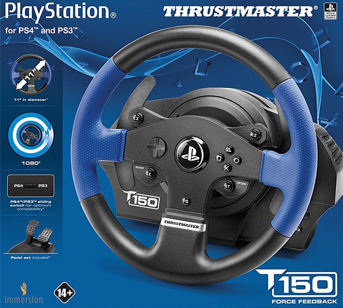 thrustmaster t150 racing wheel control panel